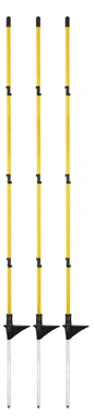 Postes de fibra de vidrio-para cercas portátiles: soporte liviano para cerramientos flexibles